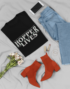HOPPER LIVES Stranger Things Inspired 80’s Retro Pattern