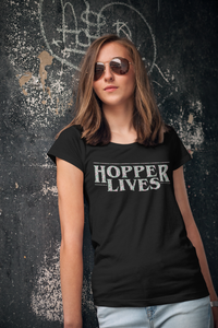 HOPPER LIVES Stranger Things Inspired 80’s Retro Pattern